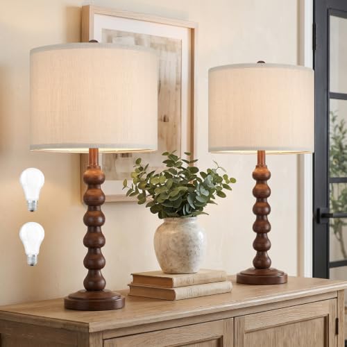 27" Farmhouse Modern Table Lamp for Living Room Bedroom
