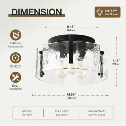Black Farmhouse Chandelier