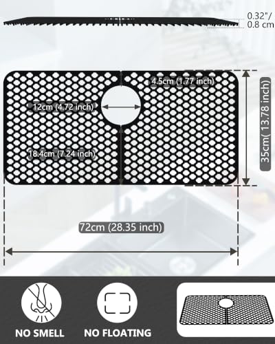 Separable Silicone Sink Protector Grid Mat 28