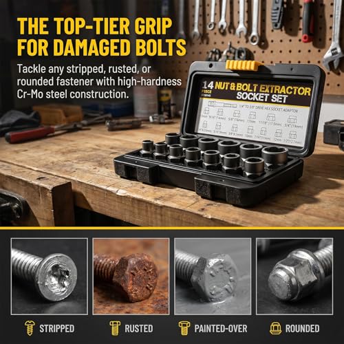 Bolt Extractor Set Heavy Duty