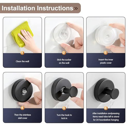Suction Cup Hooks for Shower