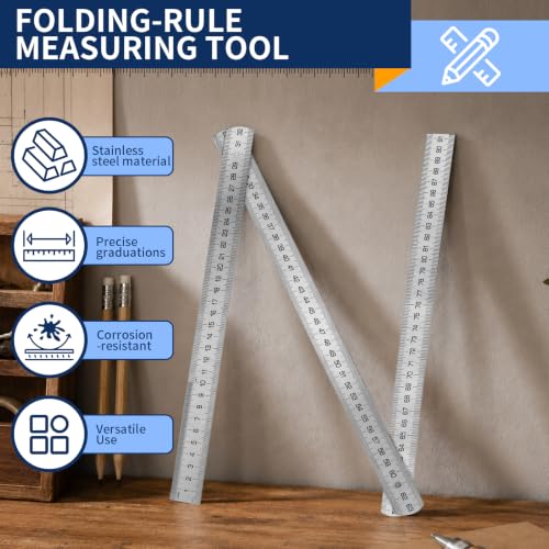 Folding Steel Ruler