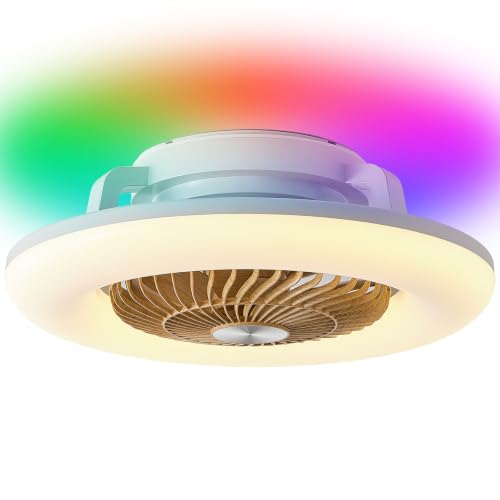 Bladeless Low Profile Ceiling Fan RGB