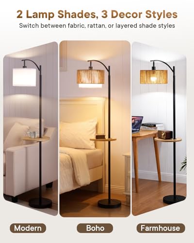 Floor lamp with Table