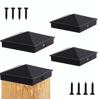 Heavy Duty Aluminum Pyramid Post Caps Cover