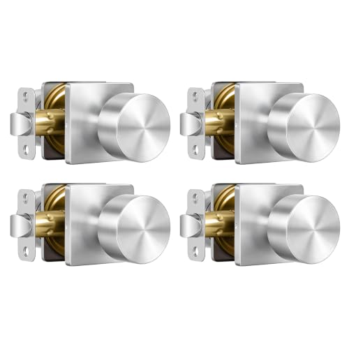 Brushed Nickel Closet Door Knobs (Brushed Nickel)
