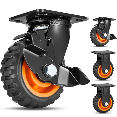 Heavy Duty Caster Wheels Set of 4