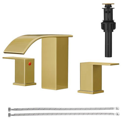 Bathroom Faucets Bathroom Sink Faucet 3 Hole with Drain