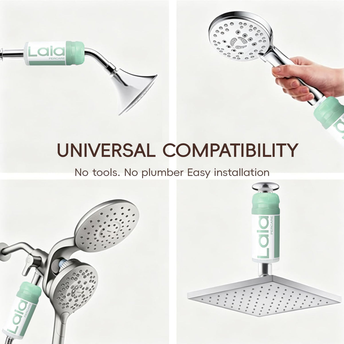 Korean 3-in-1 Aroma Filtering & Skin-Nourishing Shower Filter (Jeju Forest)