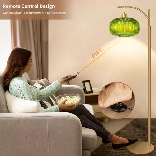 Glass Floor Lamp for Living Room