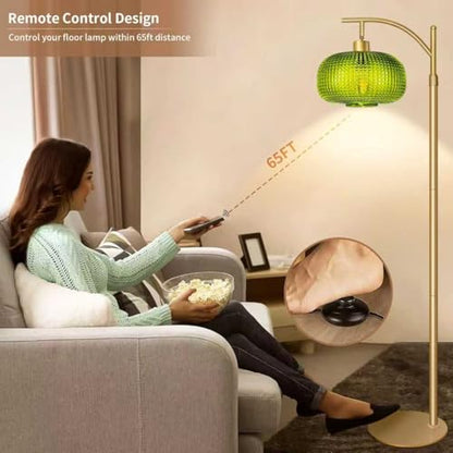 Glass Floor Lamp for Living Room