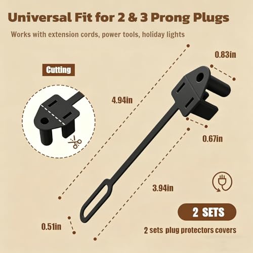 Outdoor Weatherproof Plug Cover