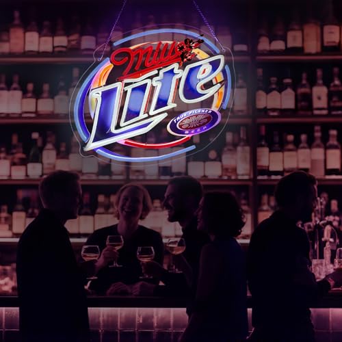 bar beer neon sign