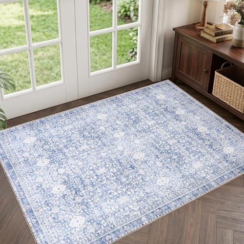 2x3 Area Rugs (Light Blue / 2' x 3' (Rectangular))
