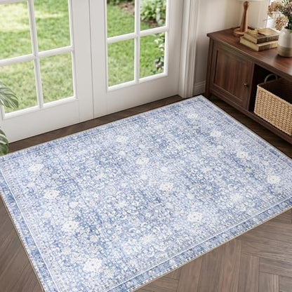 2x3 Area Rugs (Light Blue / 2' x 3' (Rectangular))