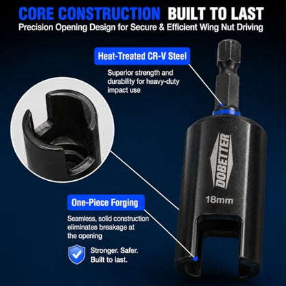 86 PCS Magnetic Impact Nut Driver Set