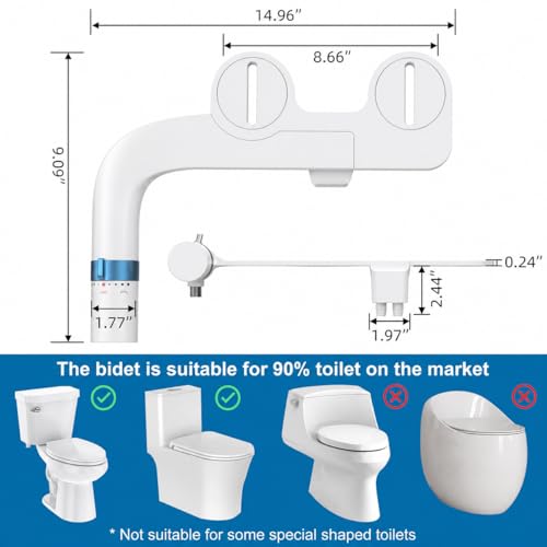 Bidet Attachment for Toilet