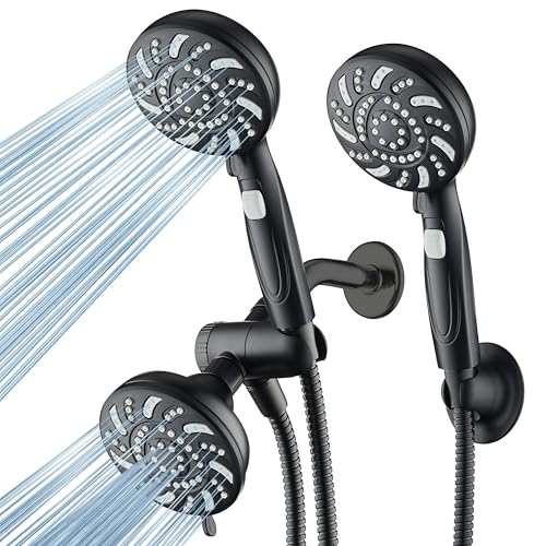 High Pressure Dual Shower Head Combo
