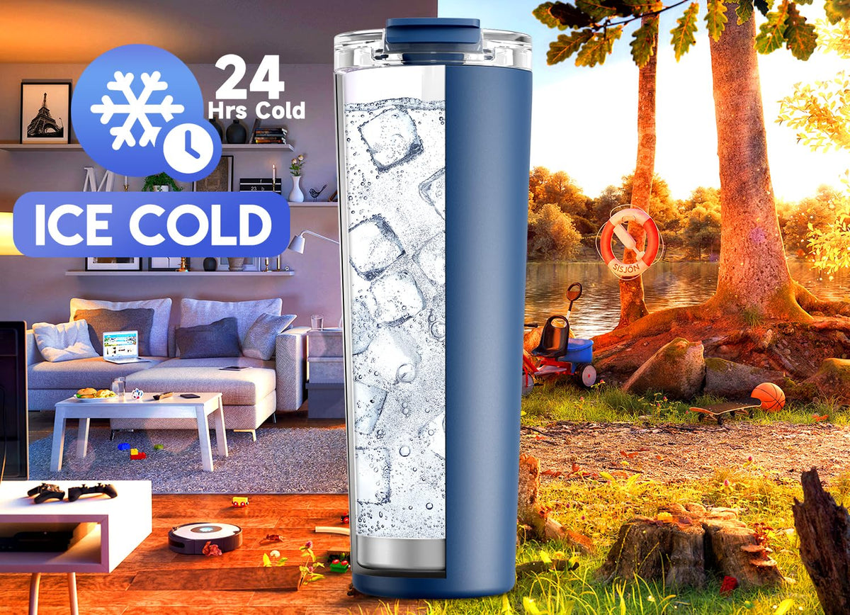 30 oz Insulated Travel Coffee Mug (Sea / 30 Ounces)