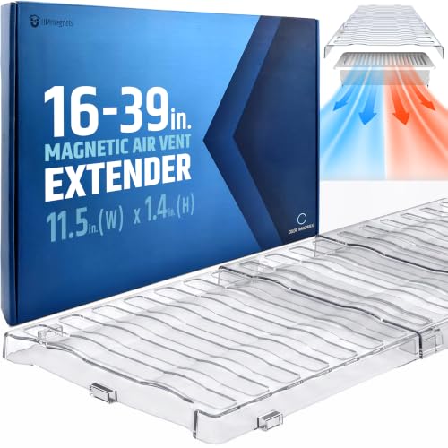 Powerful Magnetic Air Vent Extender for Floor Under Furniture
