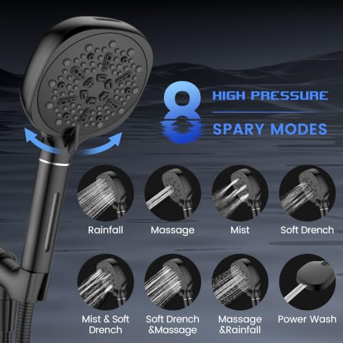 Filtered Shower Head with Handheld