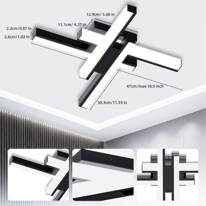 Bathroom Light Fixtures Over Mirror Dimmable 5000K