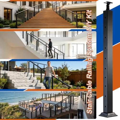 36" Stair Railing Post Kits