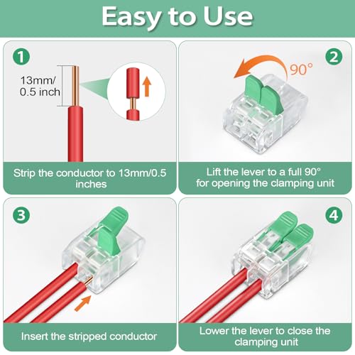 30pcs Lever Wire Connector