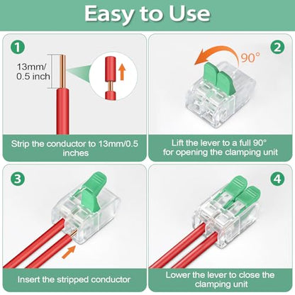 30pcs Lever Wire Connector