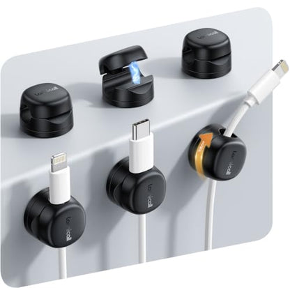 Rotating Cord Organizer Clips Cable Management
