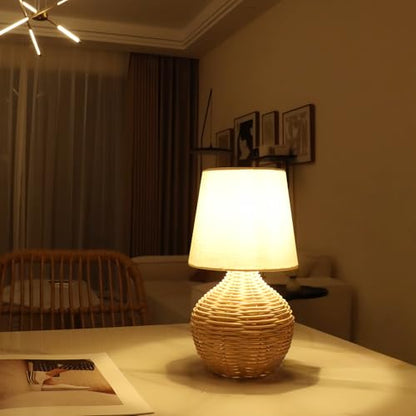 Rattan Small Table Lamp