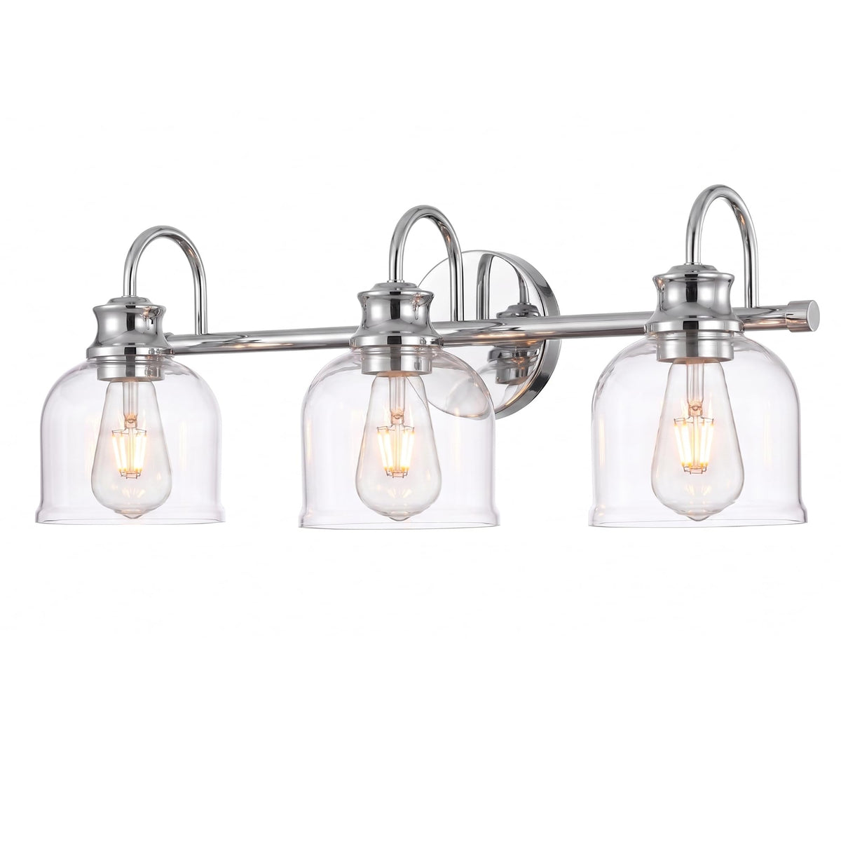 3 Lights 24" Bathroom Vanity Light Fixtures (Chrome / 3 Lights)