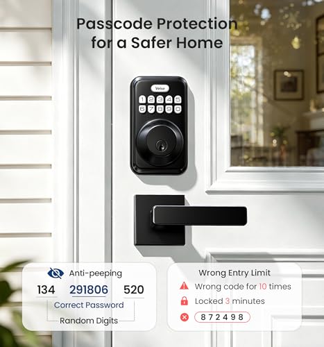 DK01 B Keyless Entry Deadbolt Lock with Handle Set