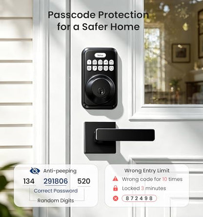 DK01 B Keyless Entry Deadbolt Lock with Handle Set