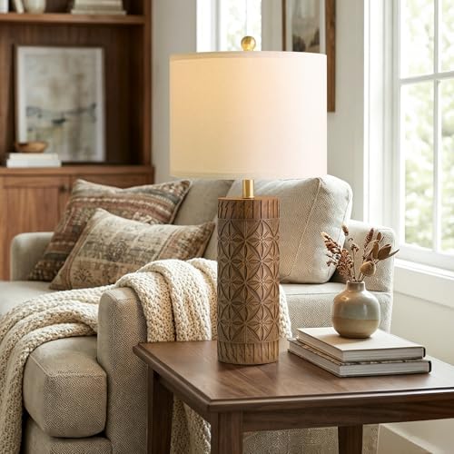 26" Farmhouse Table Lamps Set of 2