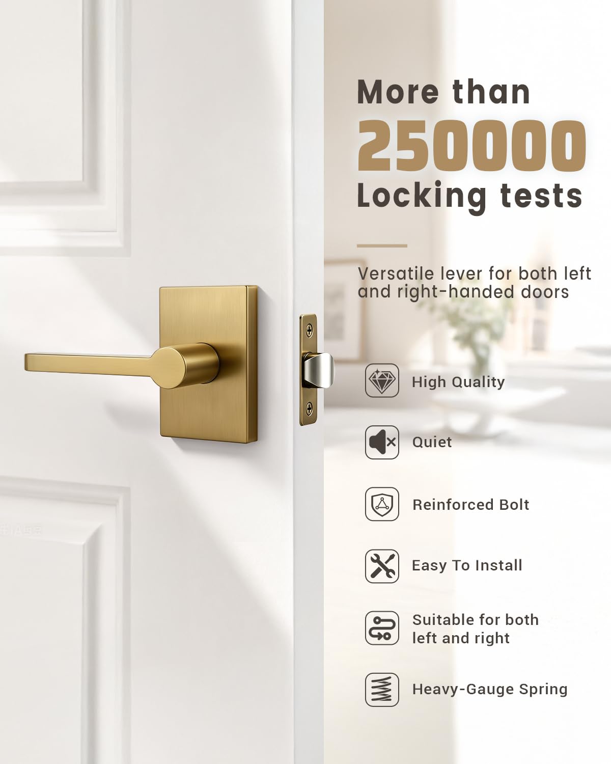 Champagne Bronze Door Knobs (Champagne Bronze)