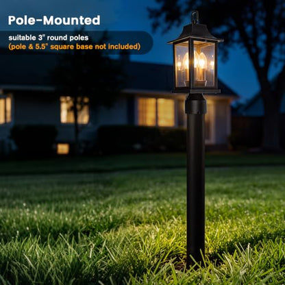 Dusk to Dawn Outdoor Post Light