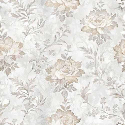 Peel and Stick Wallpaper Floral Wall Paper Modern Decorative Self Adhesive Removable Wallpaper