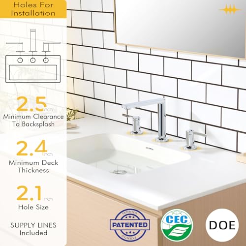 Bathroom Sink Faucets for Vanity (Polished Chrome / 1.2 GPM)