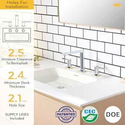 Bathroom Sink Faucets for Vanity (Polished Chrome / 1.2 GPM)
