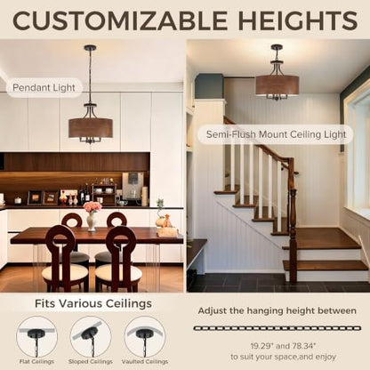 Farmhouse Chandelier for Dining Room