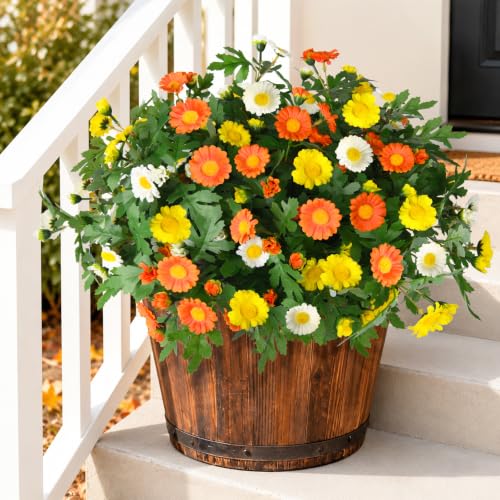 Artificial Fake Plants Flowers for Outdoor Outside Spring Summer Decoration