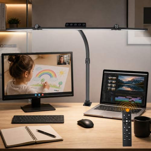 Desk Lamps for Home Office with Clamp