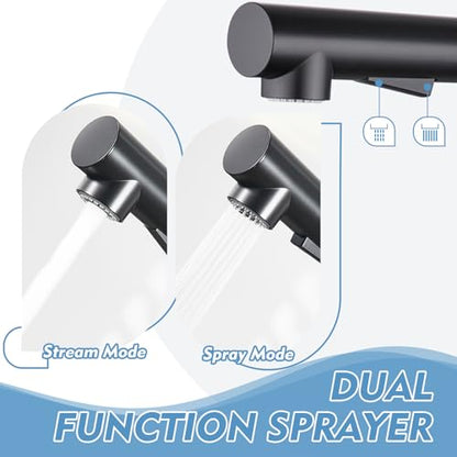 Kitchen Faucet with Pull Down Sprayer Bar Faucets Single Hole