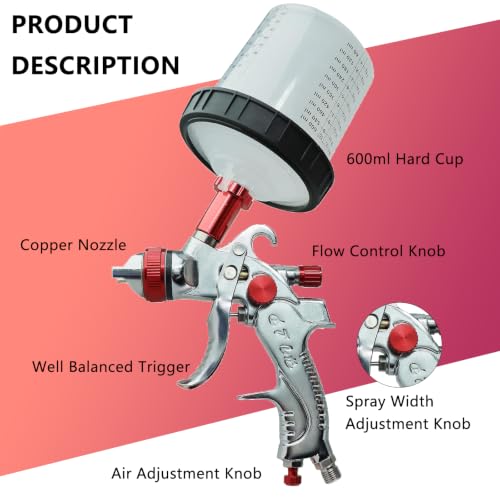 2008 HVLP Spray Gun for Automotive