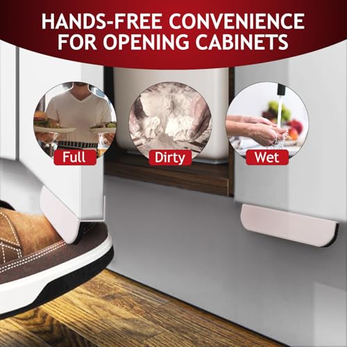 1 Pack Under Cabinet Foot Pull (White)