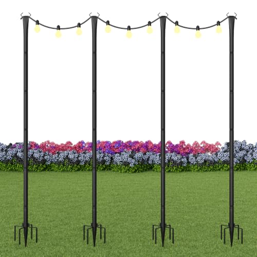 Poles for Outdoor String Lights