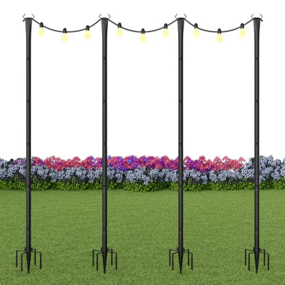 Poles for Outdoor String Lights