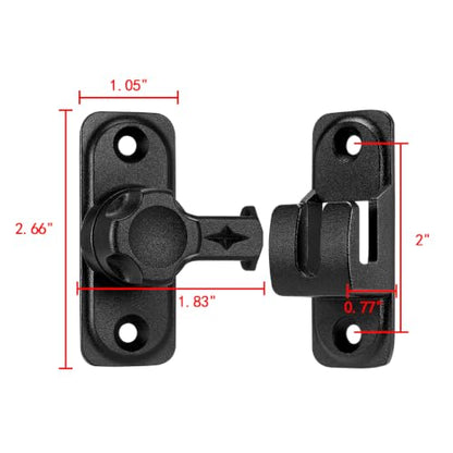 90 180 Degree Barn Door Lock