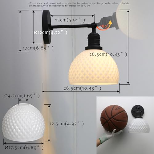 Milk White Modern Wall Sconce